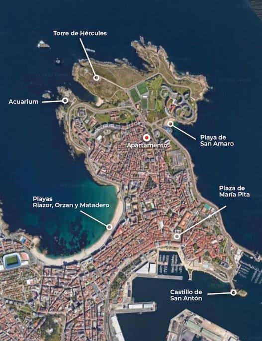 א-קורוניה Apartamento Torre De Hercules מראה חיצוני תמונה