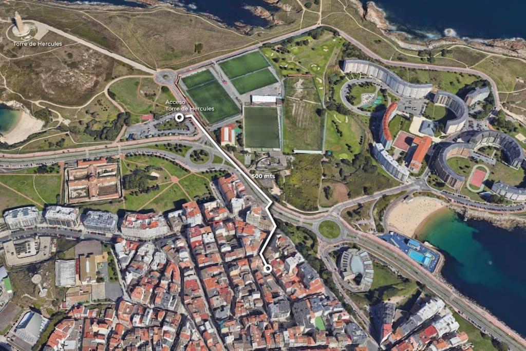 א-קורוניה Apartamento Torre De Hercules מראה חיצוני תמונה